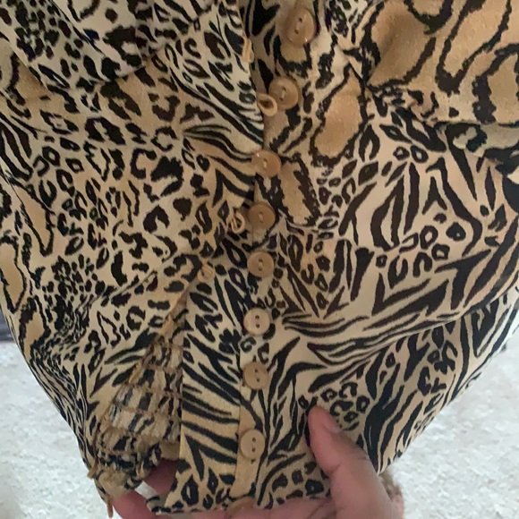 H&M Animal Print Blouse - Picture 4 of 6